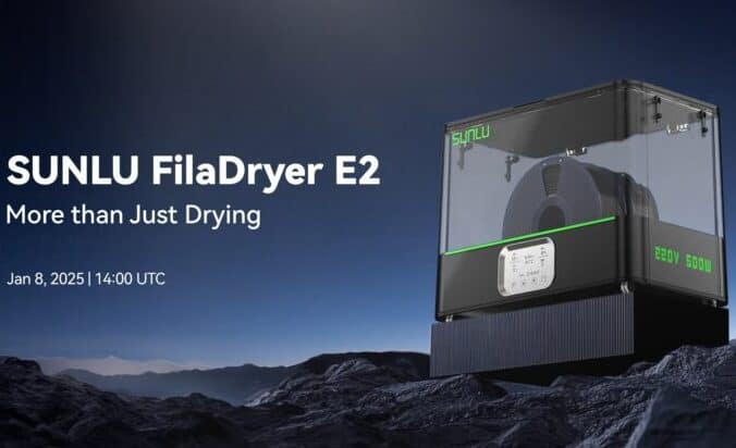 SUNLU Launches The FilaDryer E2 For Engineering Materials