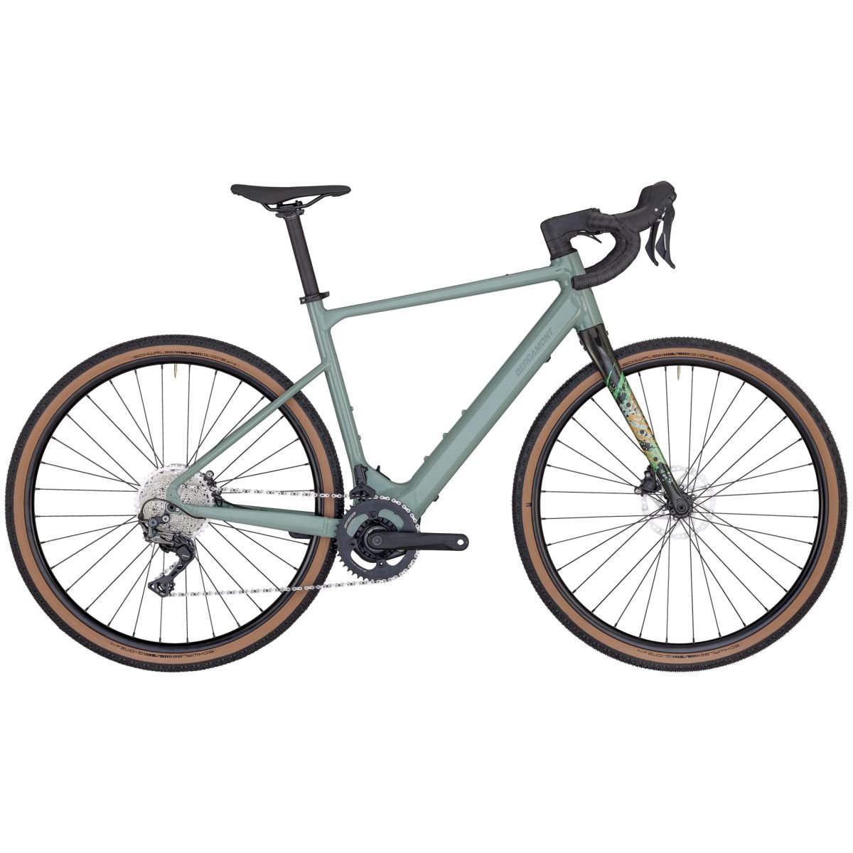 Bergamont E-Grandurance 7 shiny rainy green