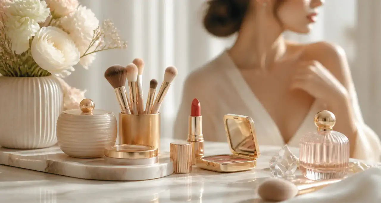 Bannière éditoriale maquillage