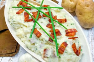 Aged White Cheddar & Smoked Bacon Mashed Potatoes