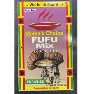 Mama's Choice Cocoyam Fufu-22oz-Authentic African Culinary Tradition