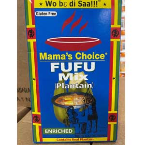 Mama’s Choice Plantain Fufu Mix - Easy Authentic African Fufu