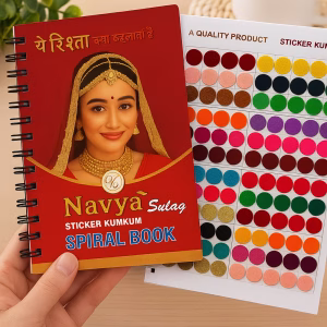 960 Bindi Sticker Spiral Book – Multicolour Head Tattoo Kumkum Dots