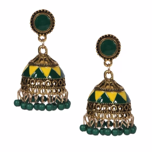 New Golden Dangle Jhumka Earrings Boho Jhumki Jewellery
