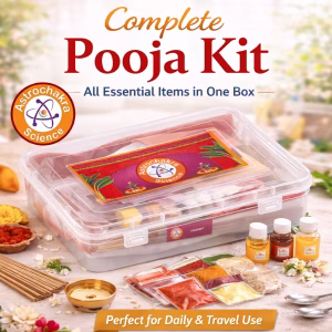 Complete Pooja Kit Box – All Essential Items Included | Ready-to-Use Religious Kit for Home & Travel