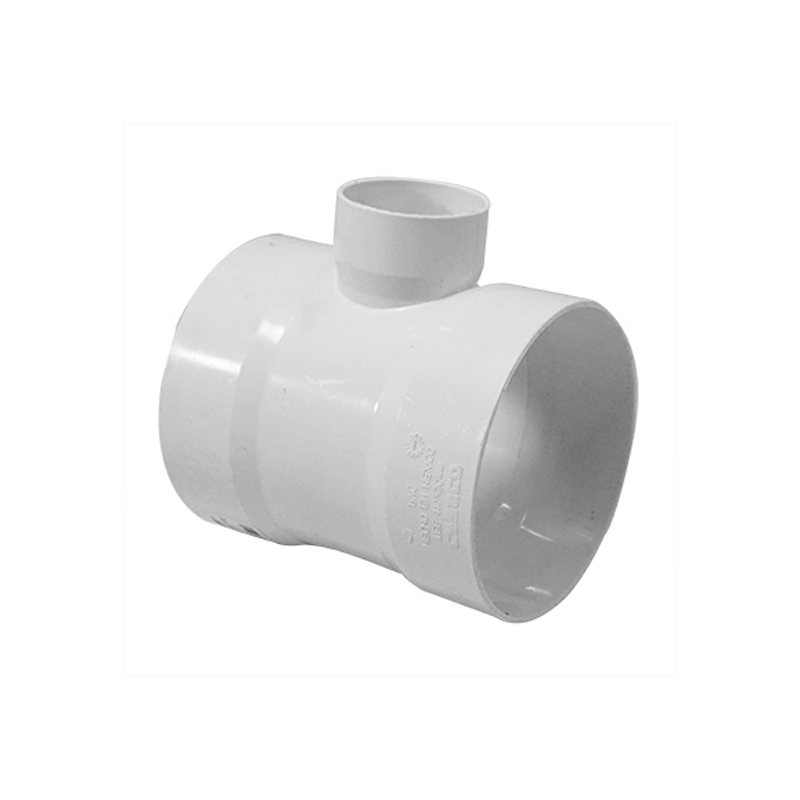 Tee Sanitaria PVC 4" Blanco Clase A
