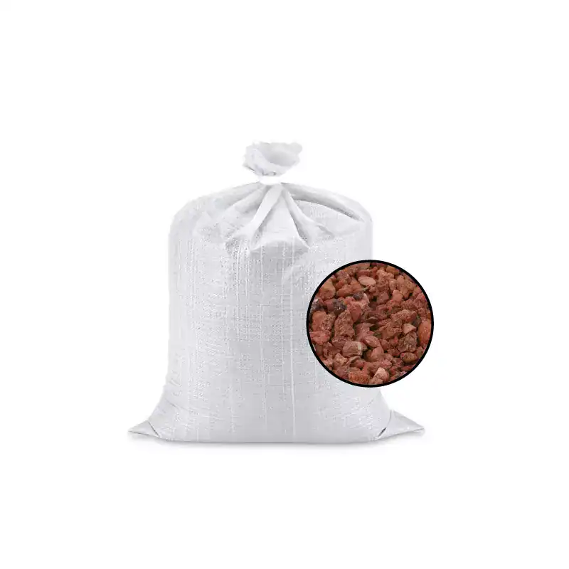 Piedra Decorativa Roja (Saco 20kg)