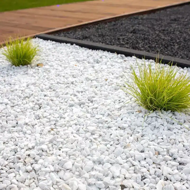 Piedra Decorativa Blanca (Saco 20kg)