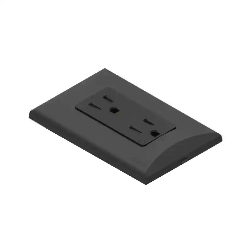 Apagador Doble Eagle Negro (Línea Plata)