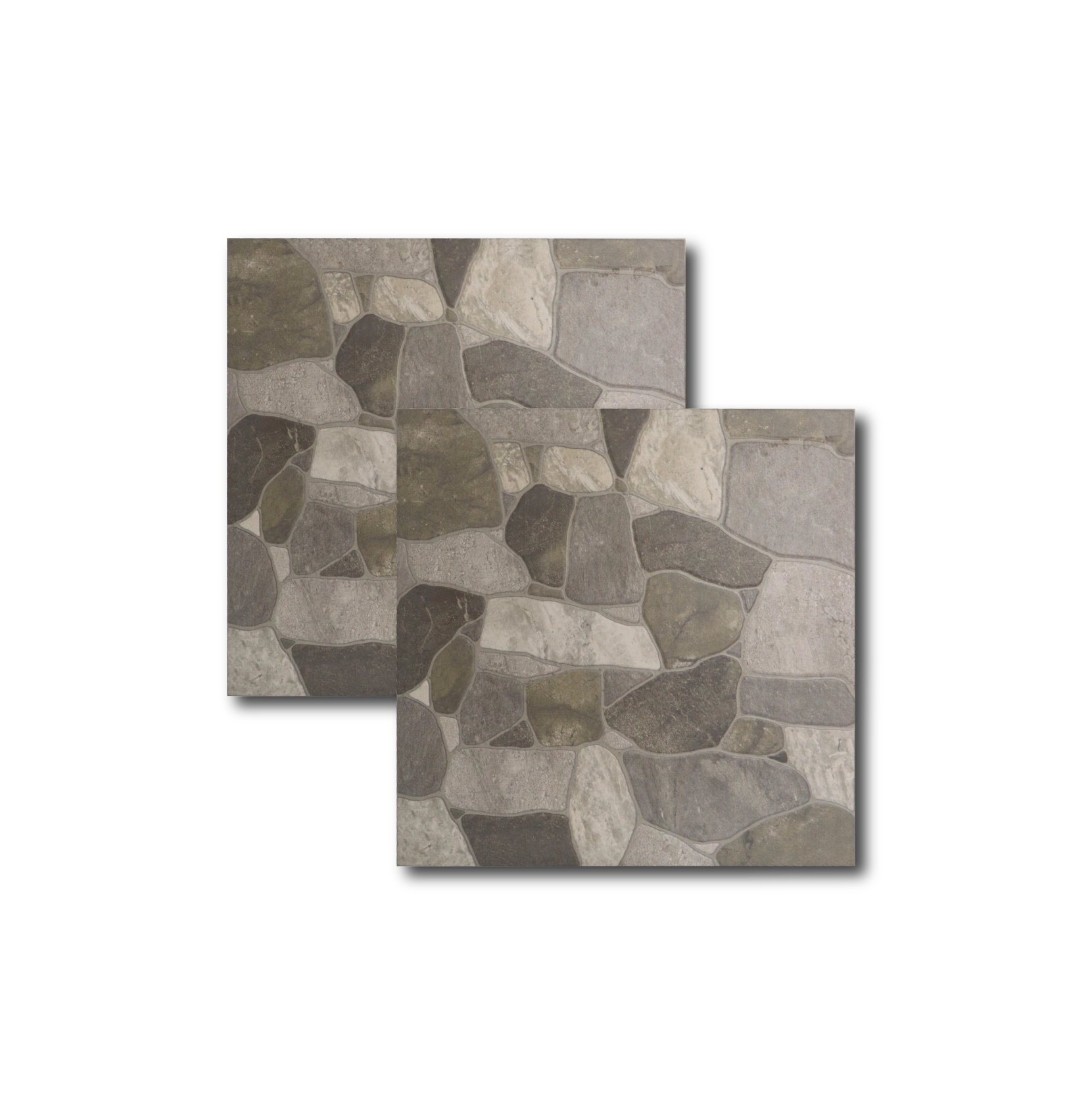 Piso Cerámico Rockstone Gris 45 cm x 45 cm (Caja 2.08 m2)
