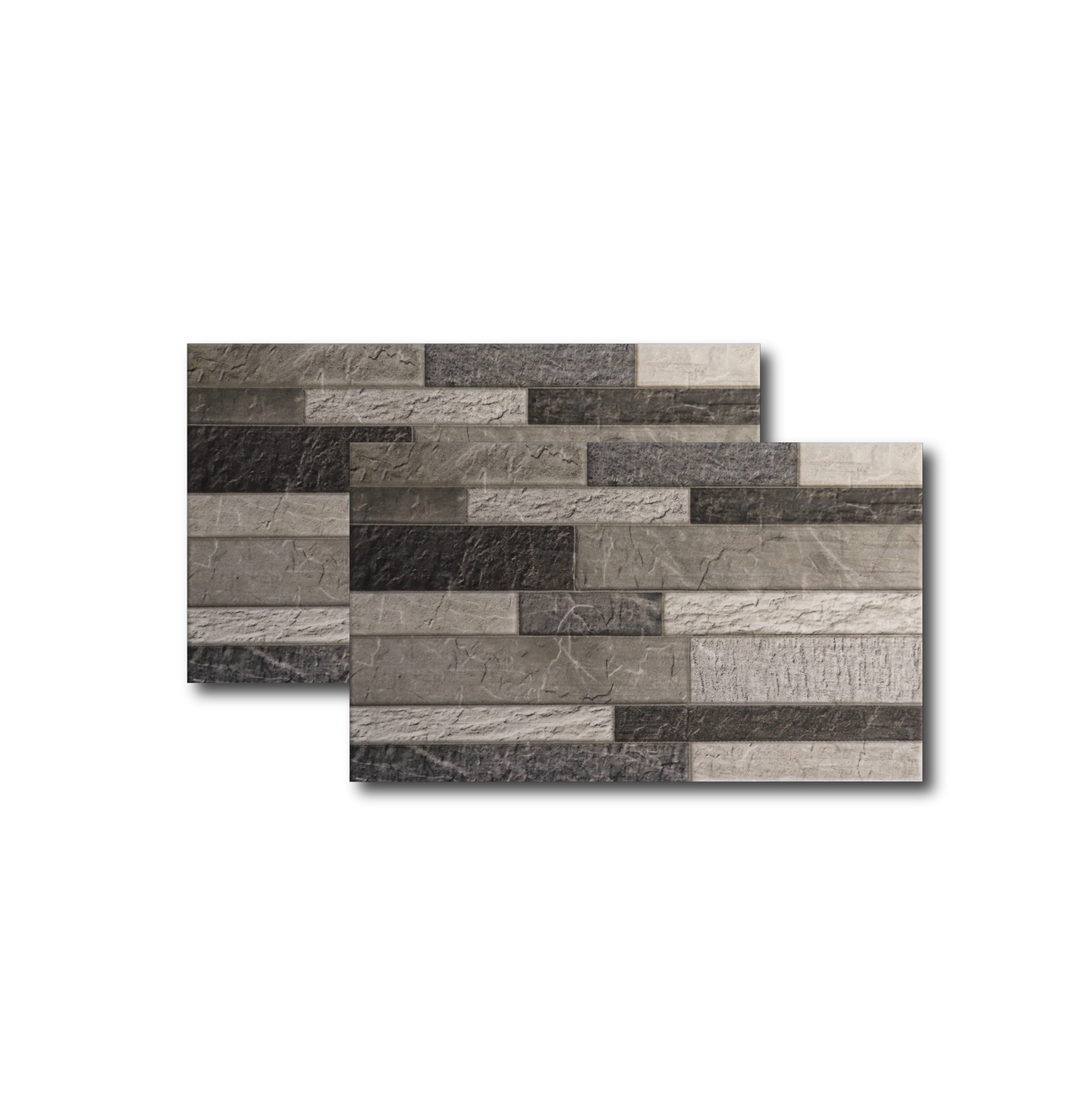 Fachaleta Montecarlo Gris Rect. 27 cm x 45 cm (Caja 1.8m2)