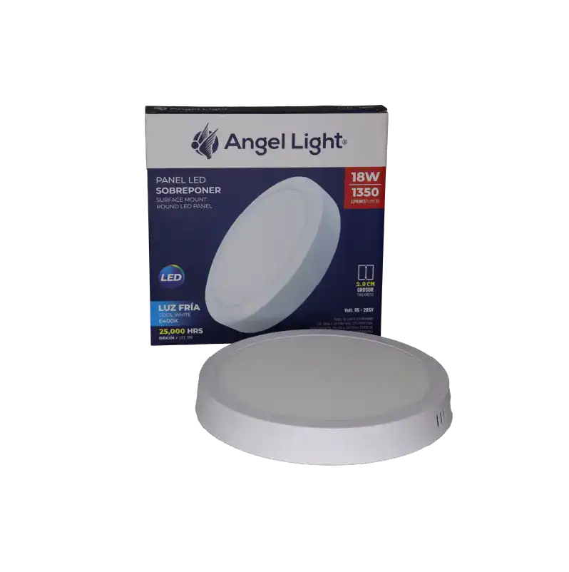 Angel Light Lampara Led 18w Parche Redonda ( Pb002r )