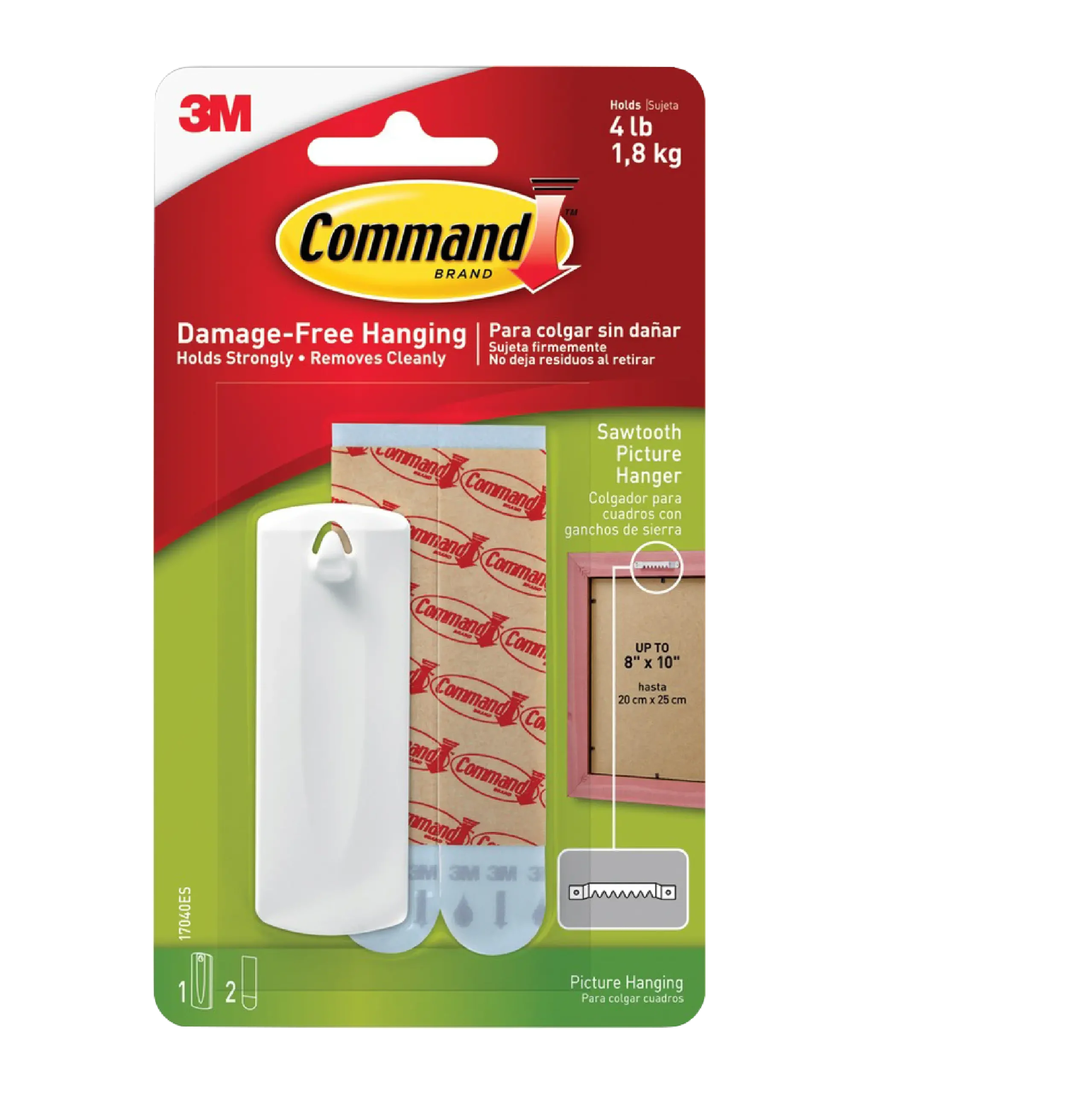 Command Gancho Transp *3M* P/Cuadro (17040-Es)