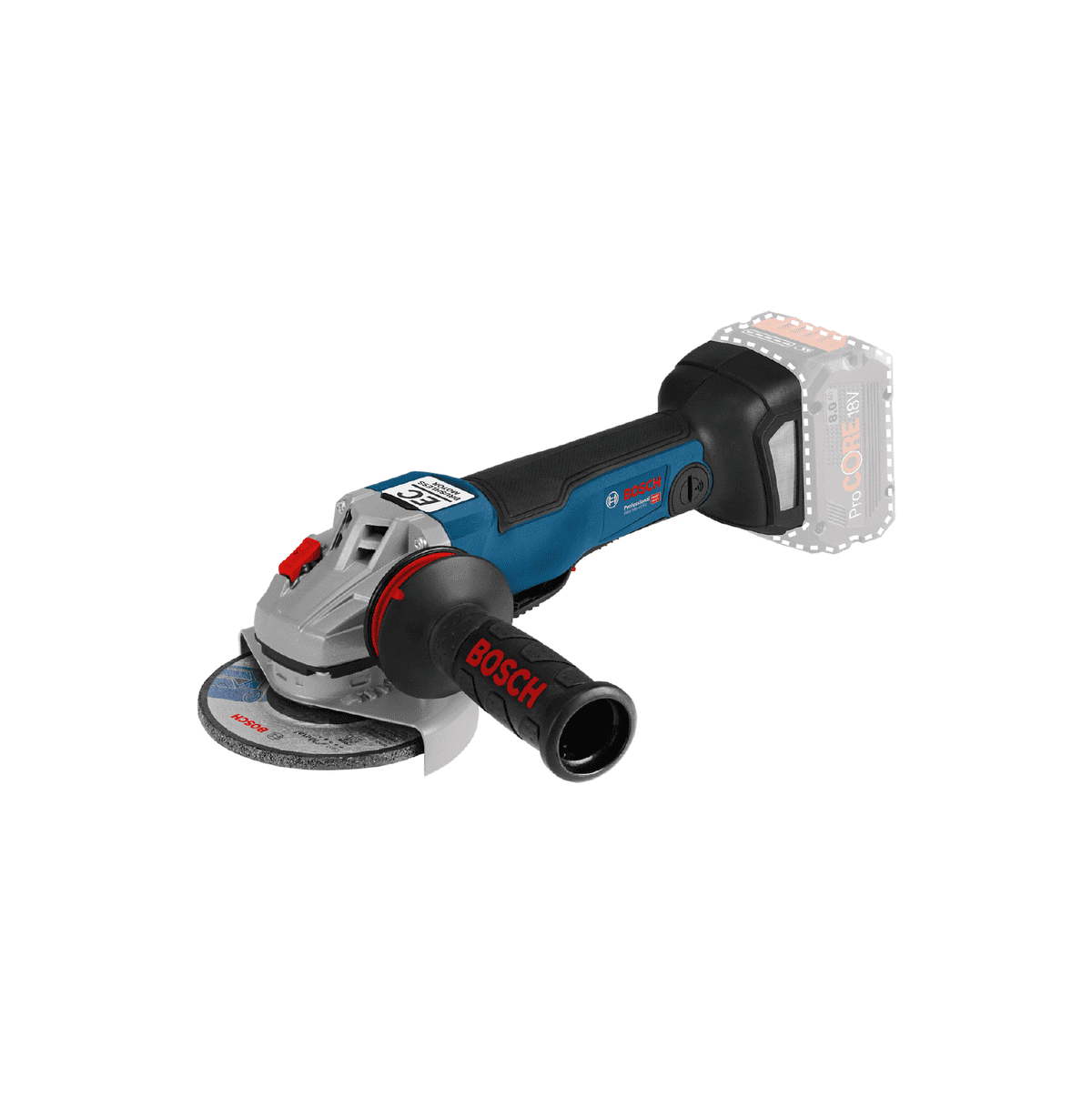 Bosch Esmeriladora Inalamb. 18v-10 4-1/2" 1000w M14 Gws1000 06019g3e0a