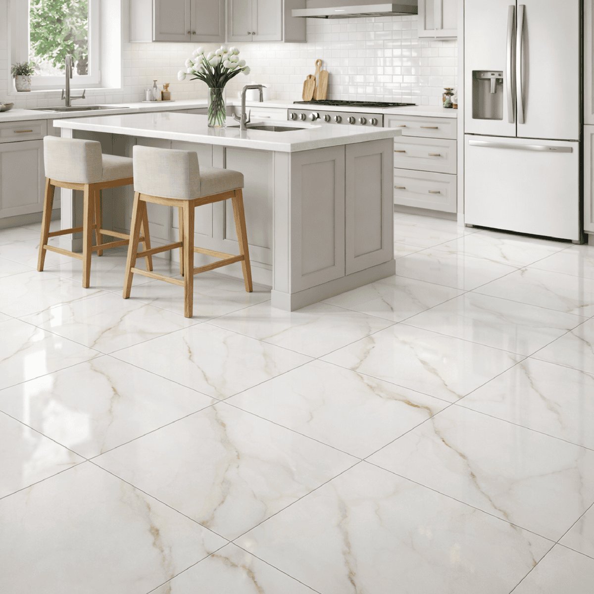 Porcelanato Pulido 60cmx60cm (1.44mts2 por caja)