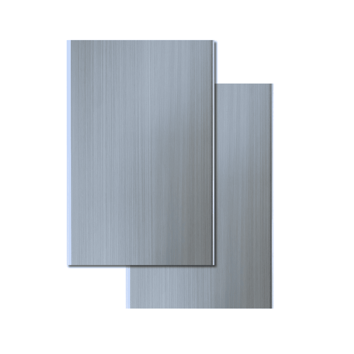 (ec) Tablilla Pvc Gris Humo Laminada 20cm X 5.95mts X 7mm ( 803905-2 )