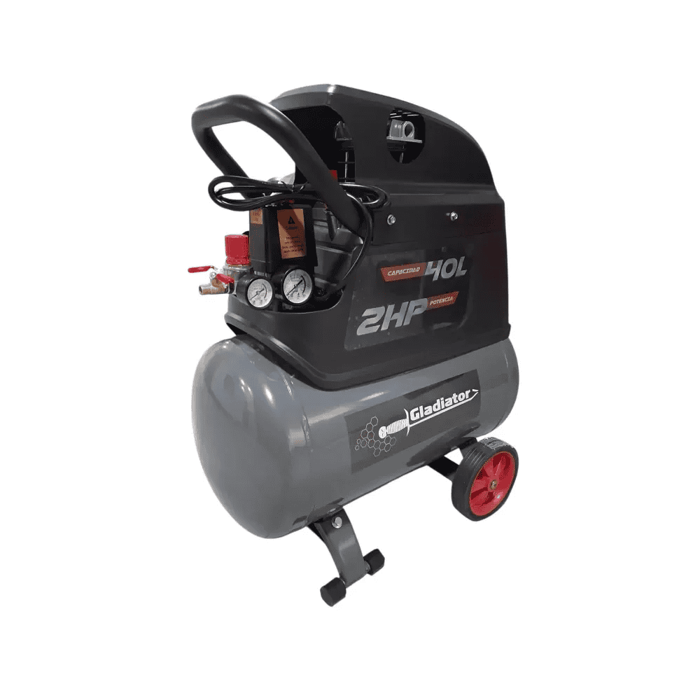 Compresor Gladiador 40 litros 1500W 120V 2HP (CE-640/1120M6)