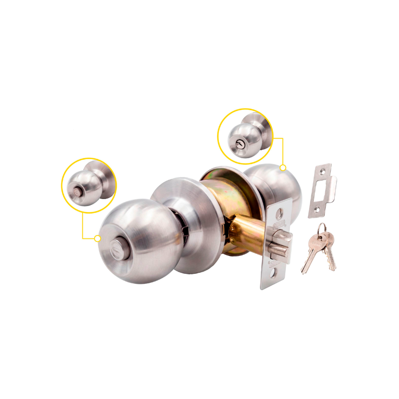Covo Llavin Bola Cromo ( DL-3871B-SS )