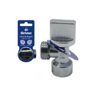 Griven Llave Control Escuadra 1/2"x1/2" ( GV-BAV-1-2A )