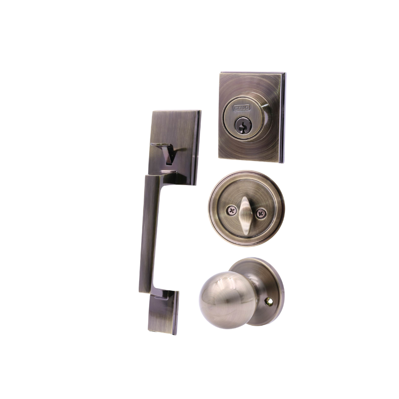 Covo Cerradura Puerta Principal Bronce Antiguo ( CV-7281-AB )