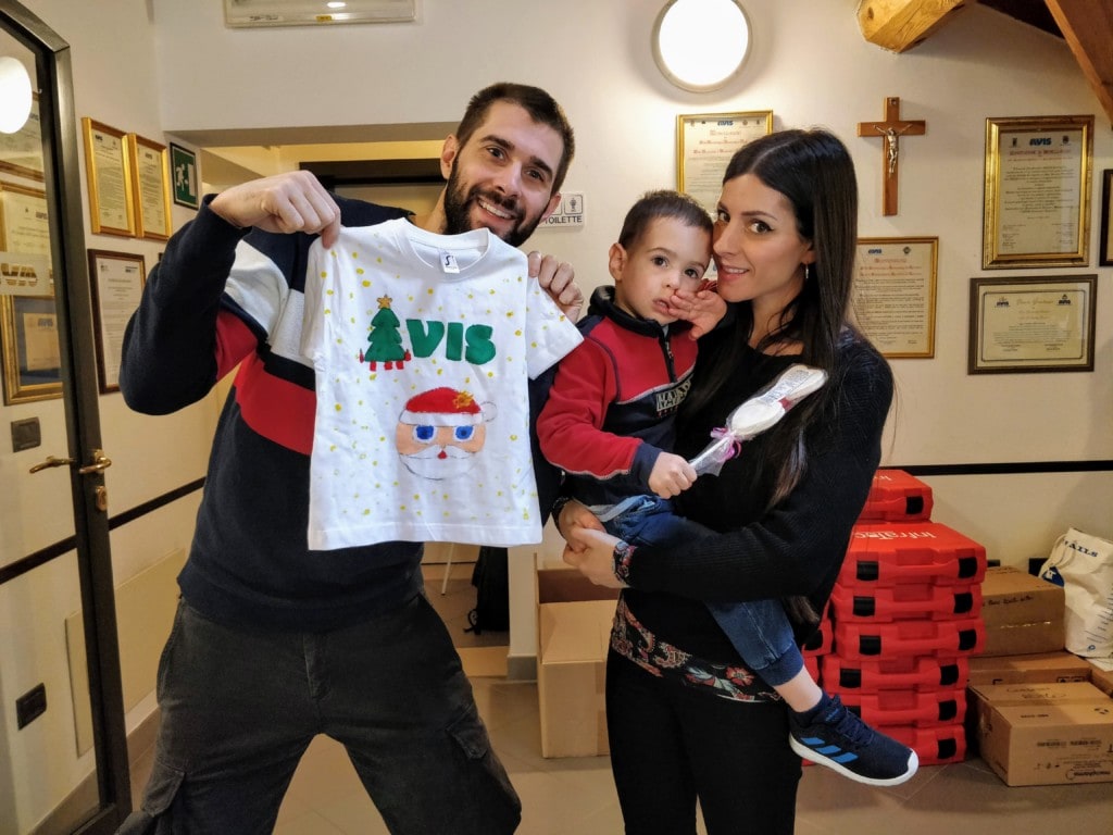 foto Natale con AVIS 2019