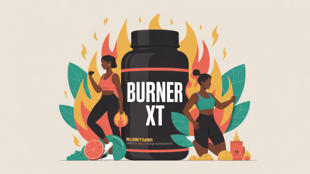 burner xt illustration vectorielle perte de poids
