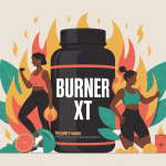 burner xt illustration vectorielle perte de poids