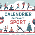 illustration calendrier de l avent sport ambiance dynamique