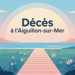 deces l'aiguillon sur mer chemin symbolique soutien