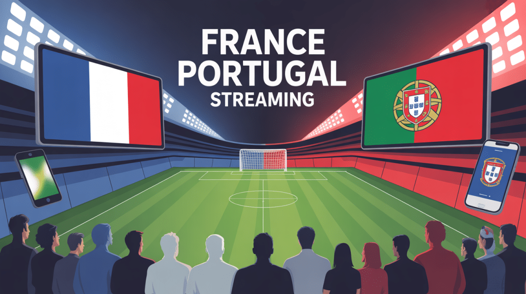 france portugal streaming image légale football