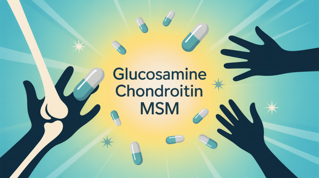 glucosamine sulphate chondroitin msm capsules articulations