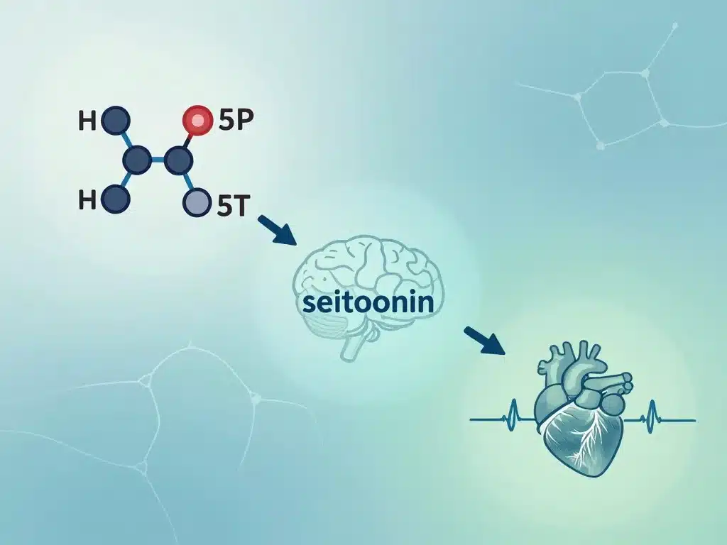 griffonia et rythme cardiaque schéma action 5-htp sur le cœur