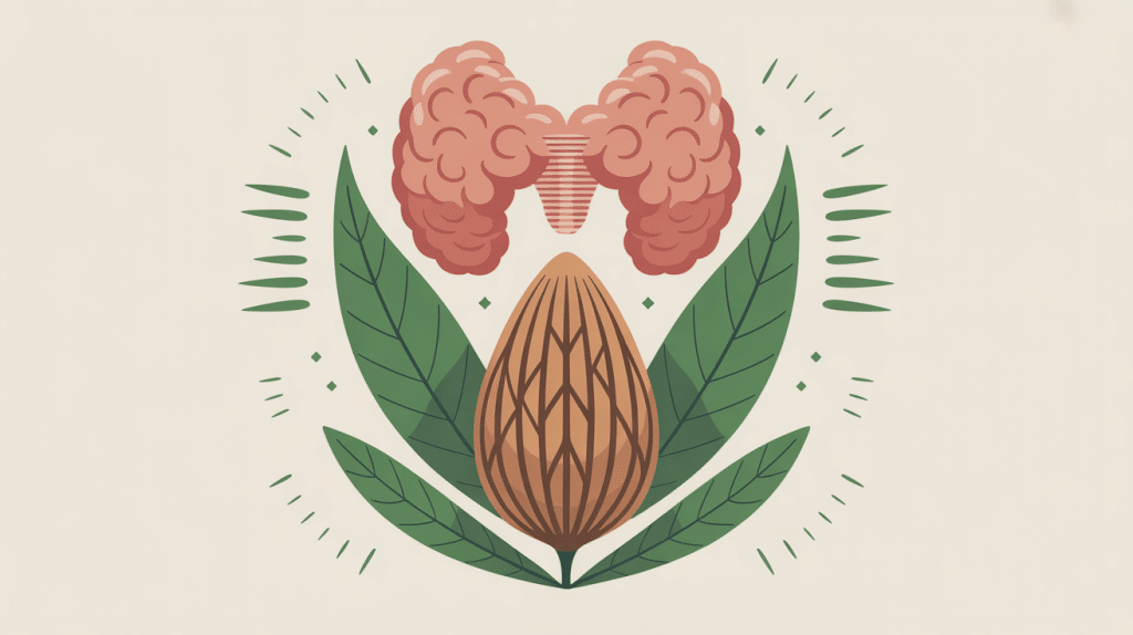 illustration noix du bresil et thyroide bienfaits