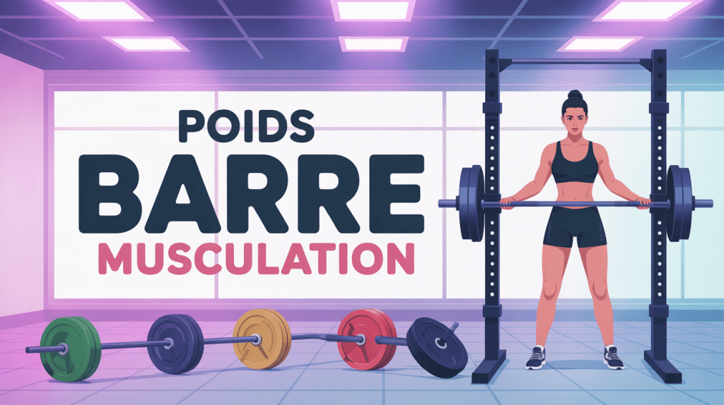 image choix poid pour barre de musculation salle