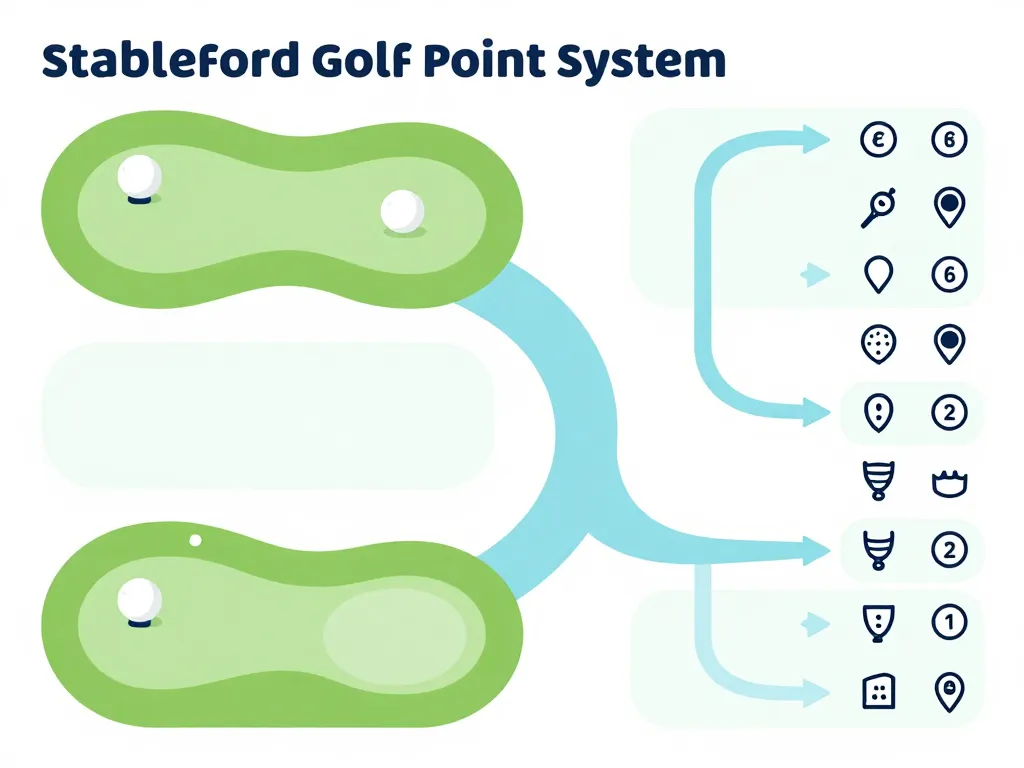 diagramme stableford golf barème points explication