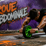 athlète abdominaux roue urban gym