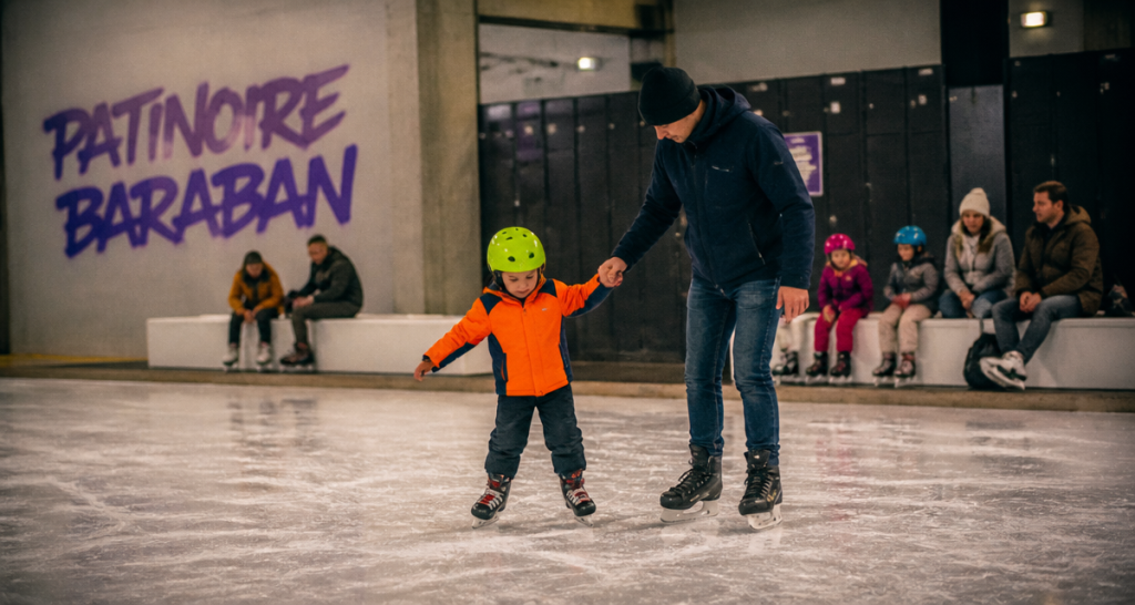 avis sur patinoire baraban enfant lyon