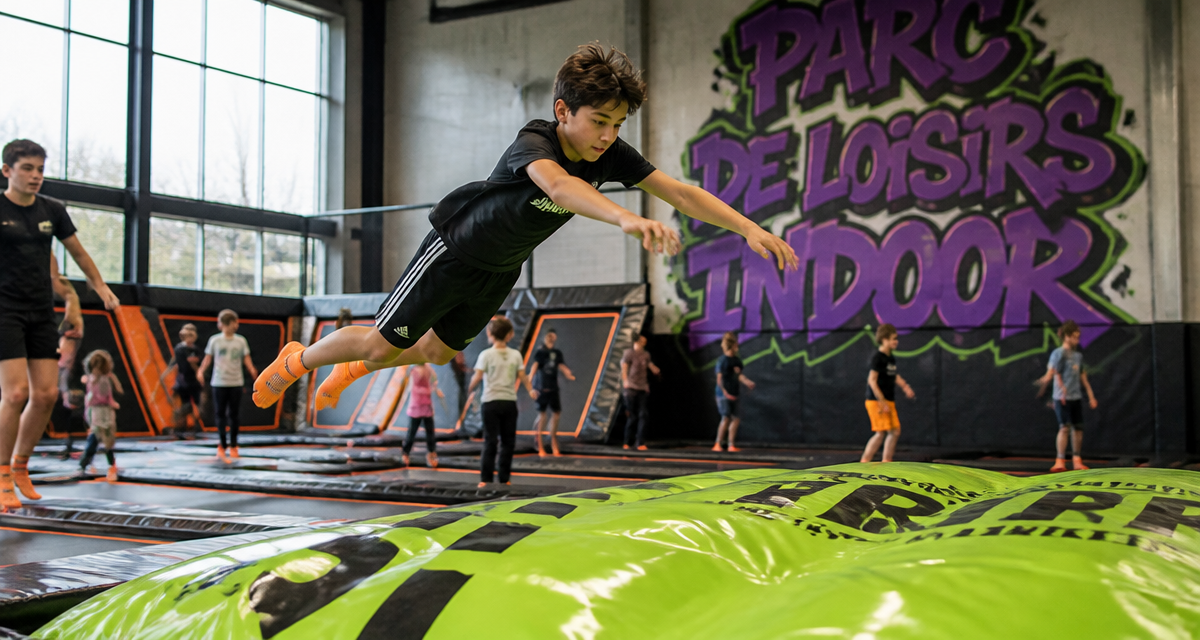 avis sur trampoline park lyon enfants saut trampolines