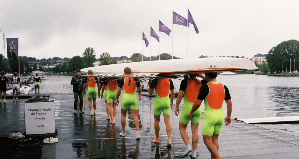 championnat de france aviron - 2025 jeunes rameurs huit vichy