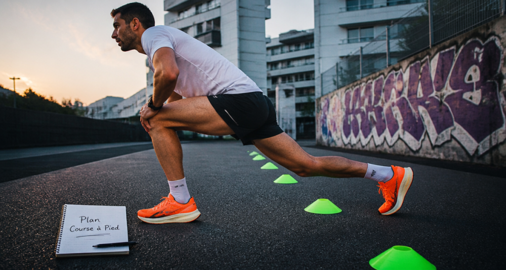 entrainement a la course coureur piste urbaine