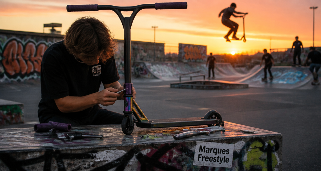 marque trottinette freestyle rider skatepark