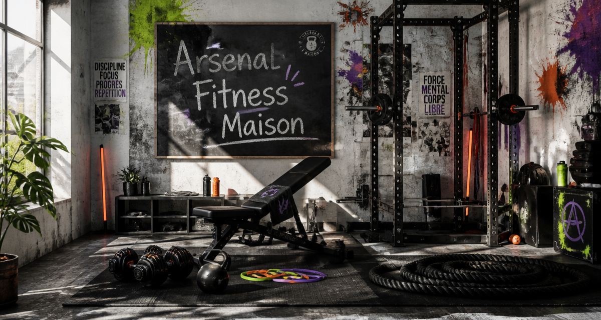 materiel sport maison dans salon moderne