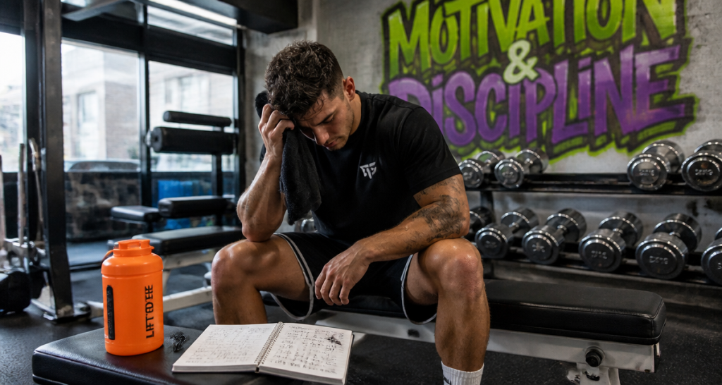motivation musculation jeune homme carnet salle