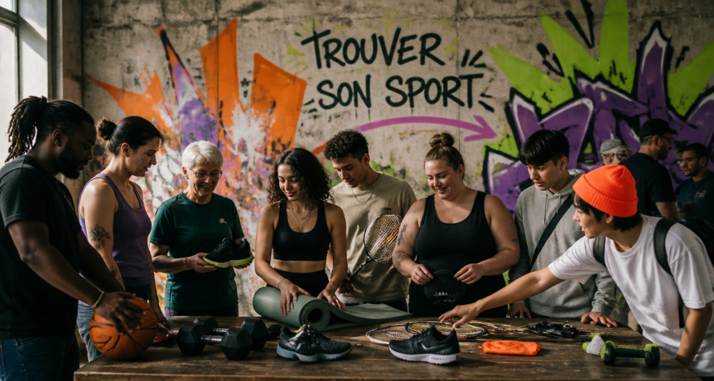 Quel sport pratiquer groupe choisit équipements sportifs