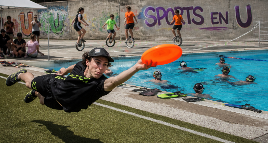 sport en u ultimate hockey subaquatique unicycle