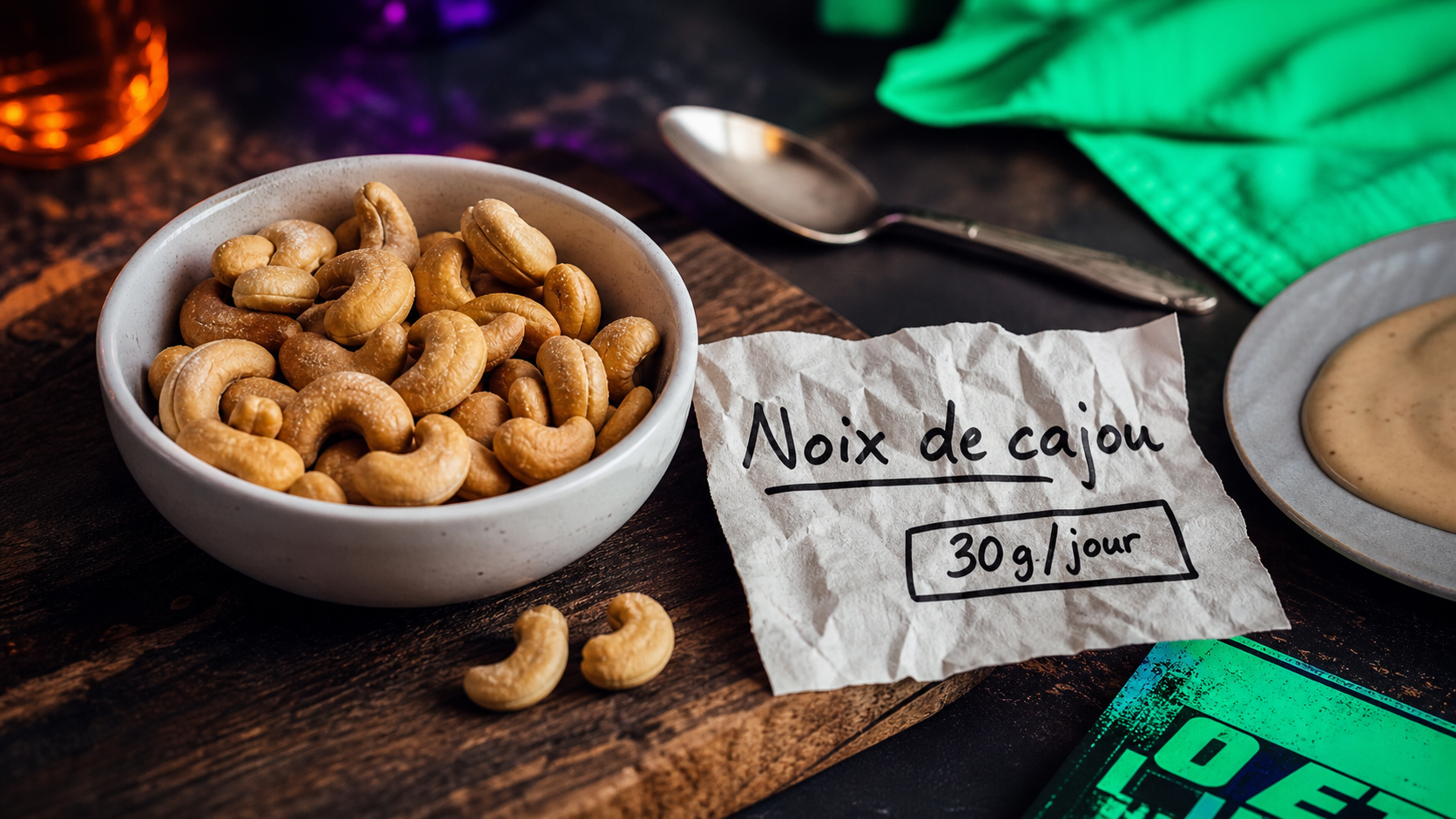 Noix de cajou fait grossir ? 30 g/jour, satiété sans stocker