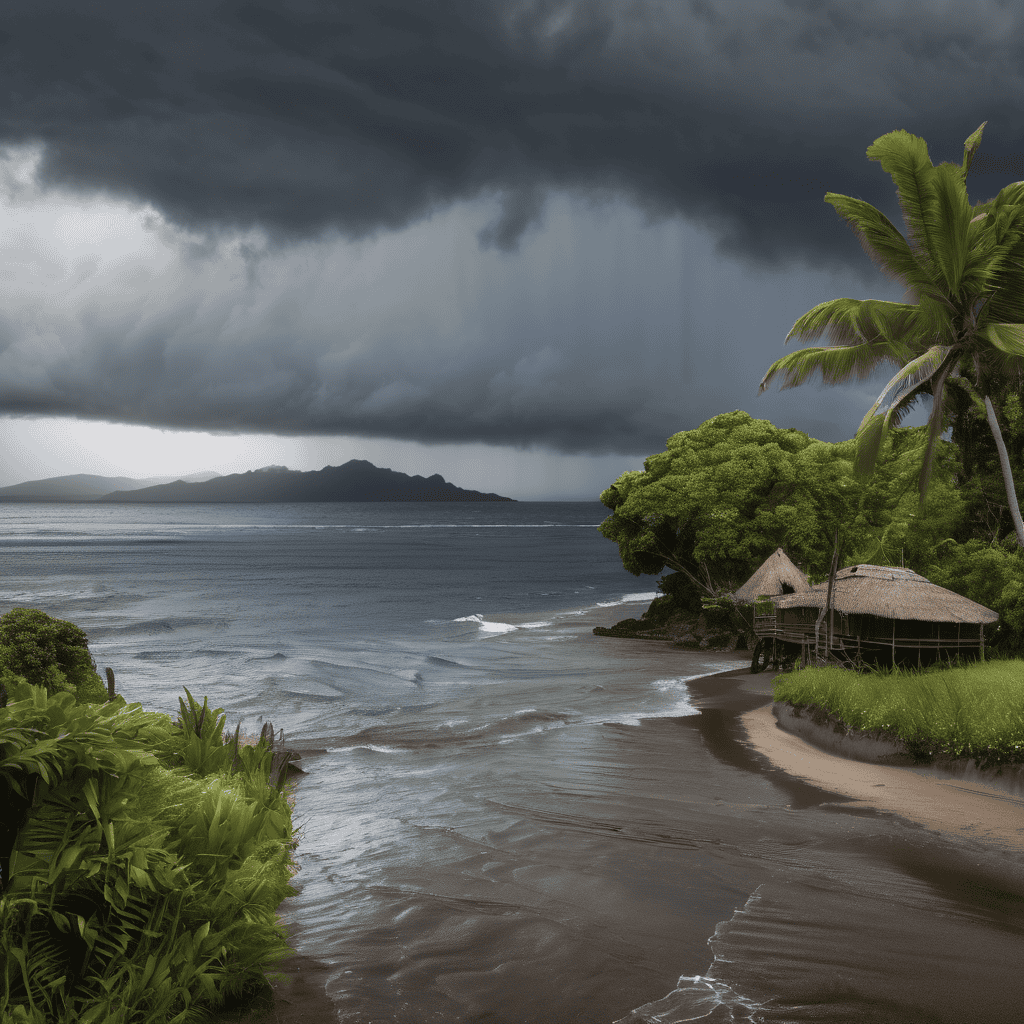 Fiji Weather Forecast: Southeast Winds Bring Widespread Showers and Thunderstorms Across Fiji with Heavy Rain Risk This Weekend