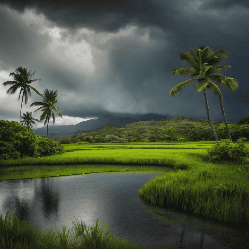 Fiji Weather Update: Trough of Low Pressure Brings Heavy Showers, Thunderstorms and Flood Risk Across Fiji