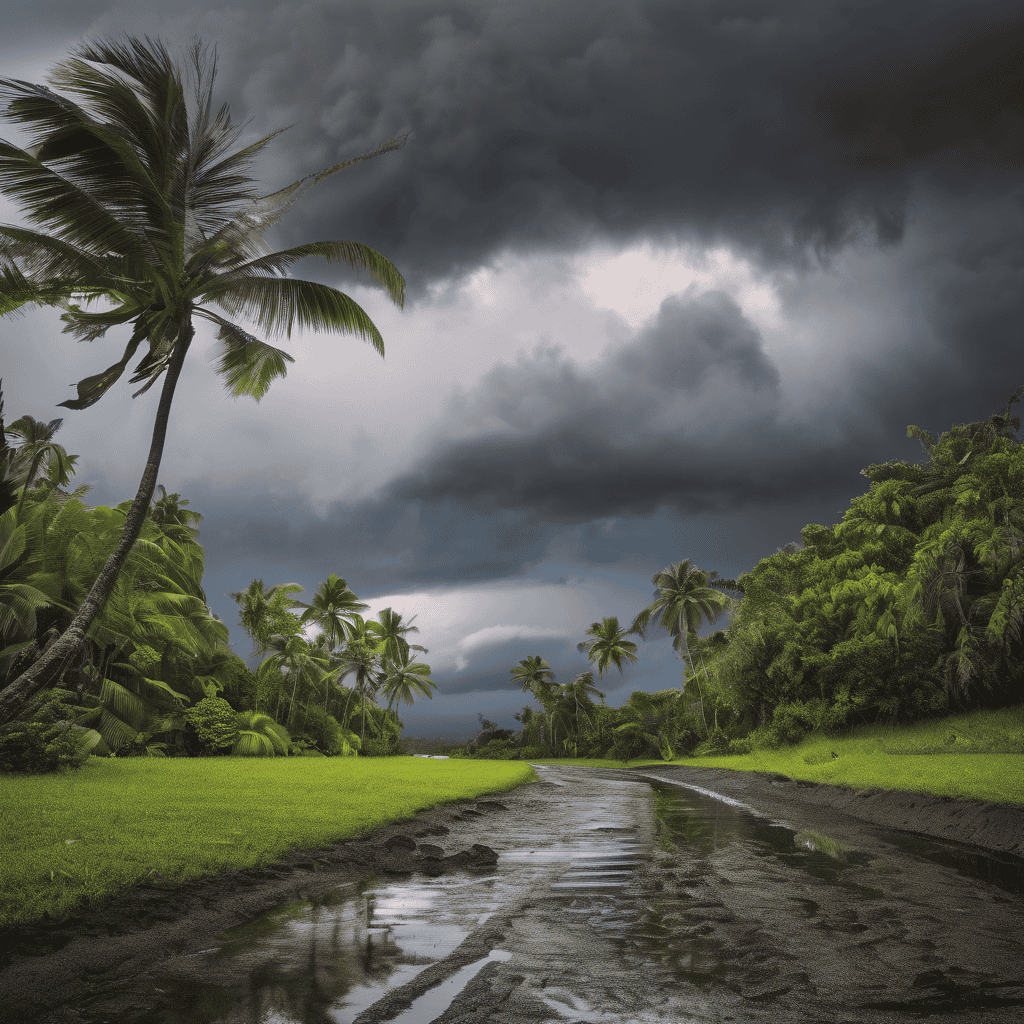 Fiji Weather Forecast: Trough of Low Pressure Brings Showers and Thunderstorms Across the Fiji Group with Saturday Outlook for Isolated Heavy Falls and Flash Flood Risk