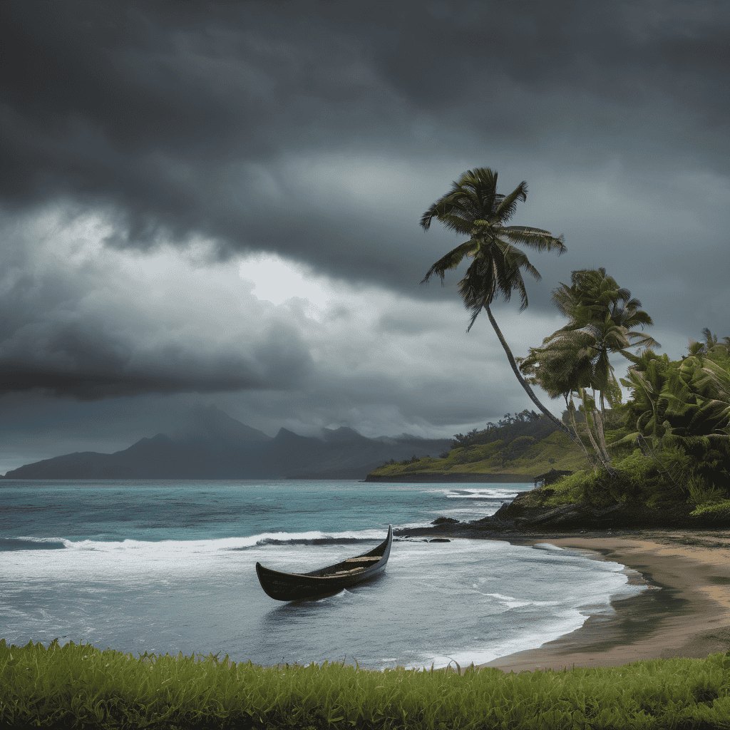 Fiji Weather Forecast: Cloudy Periods with Showers and Isolated Thunderstorms, Localized Flooding Risk; Moderate Seas and Southeasterly Winds